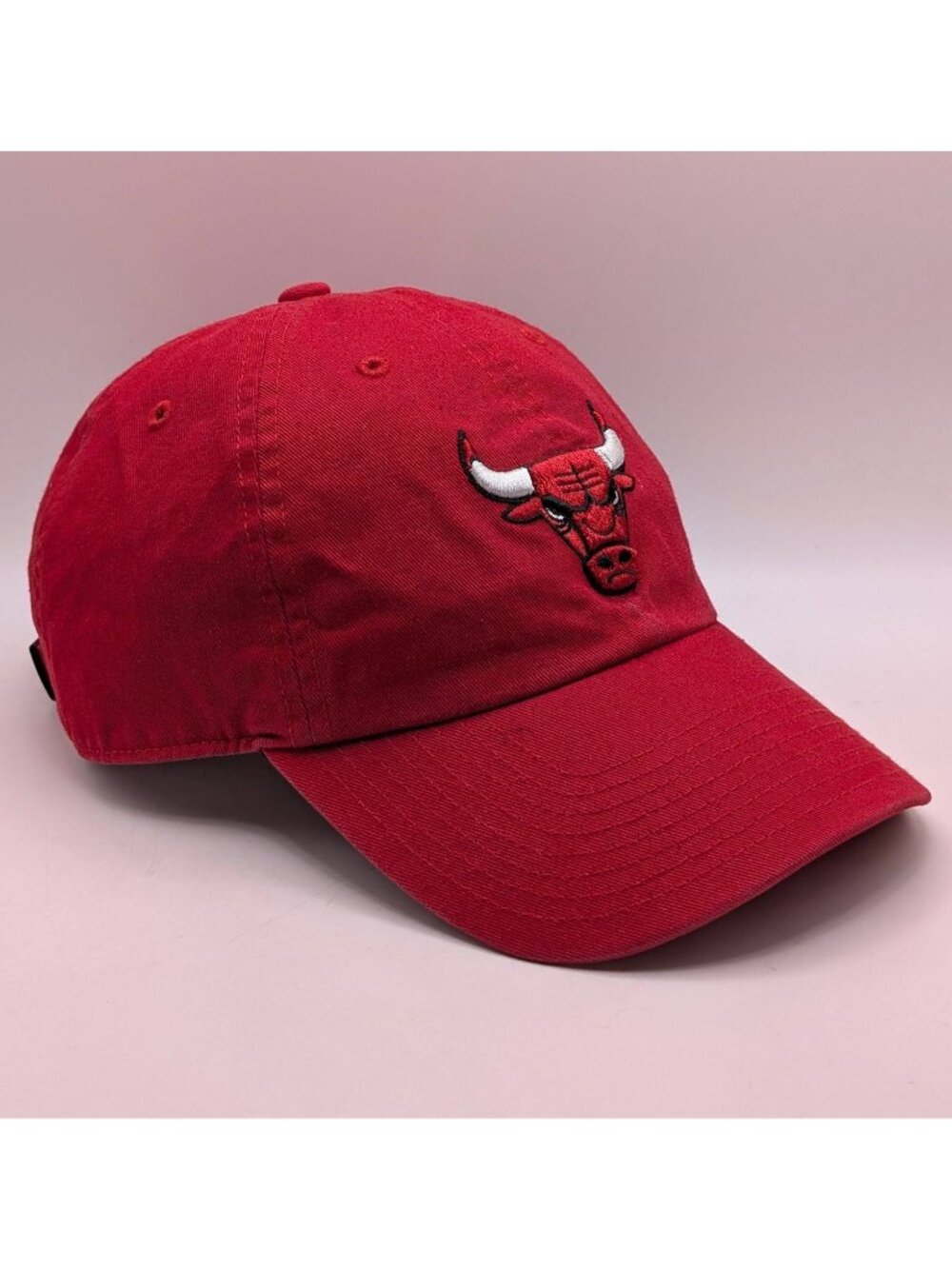 Chicago Bulls Hat Cap Strap Back OSFM Red NBA Basketball OTS Adjustable Unisex